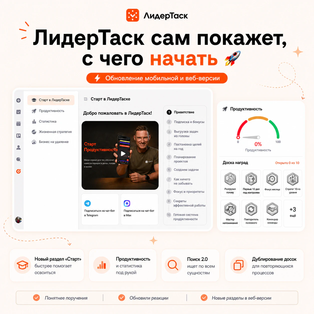 Обновление в ЛидерТаск